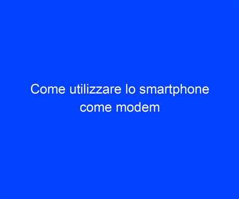 Come utilizzare lo smartphone come ba